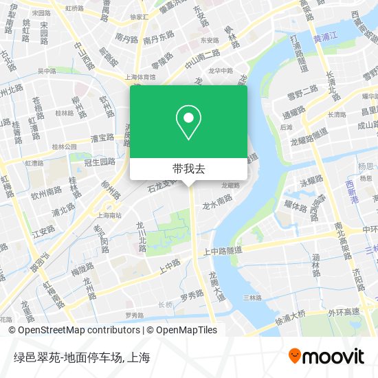 绿邑翠苑-地面停车场地图