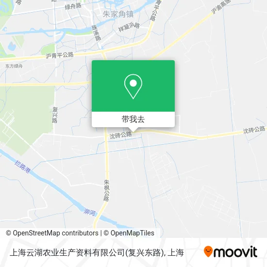 上海云湖农业生产资料有限公司(复兴东路)地图