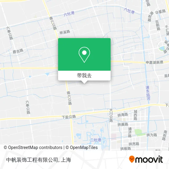 中帆装饰工程有限公司地图