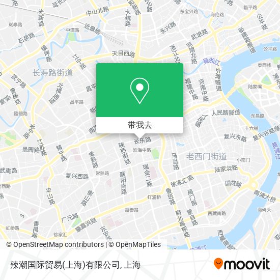 辣潮国际贸易(上海)有限公司地图