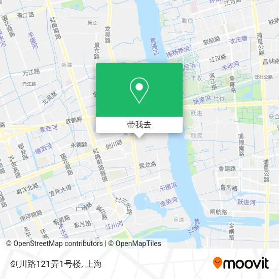 剑川路121弄1号楼地图