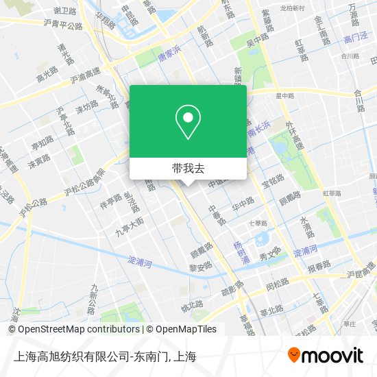 上海高旭纺织有限公司-东南门地图