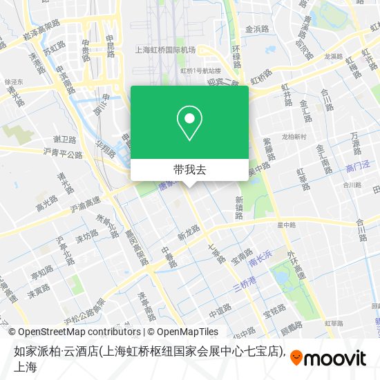 如家派柏·云酒店(上海虹桥枢纽国家会展中心七宝店)地图