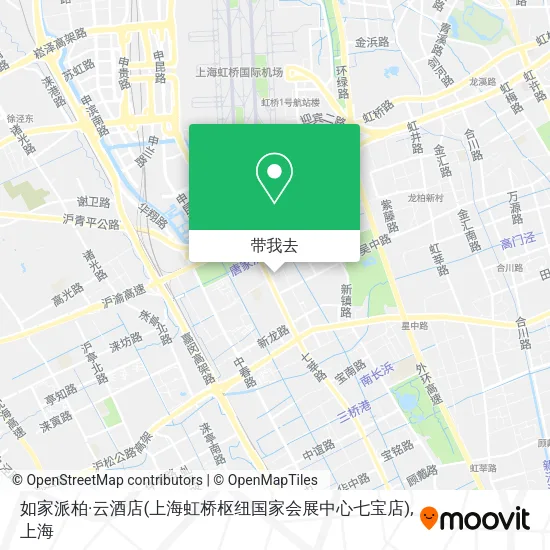 如家派柏·云酒店(上海虹桥枢纽国家会展中心七宝店)地图