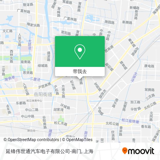 延锋伟世通汽车电子有限公司-南门地图