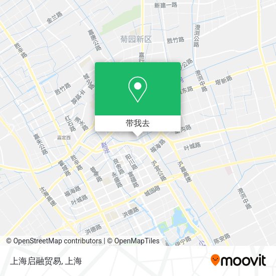 上海启融贸易地图