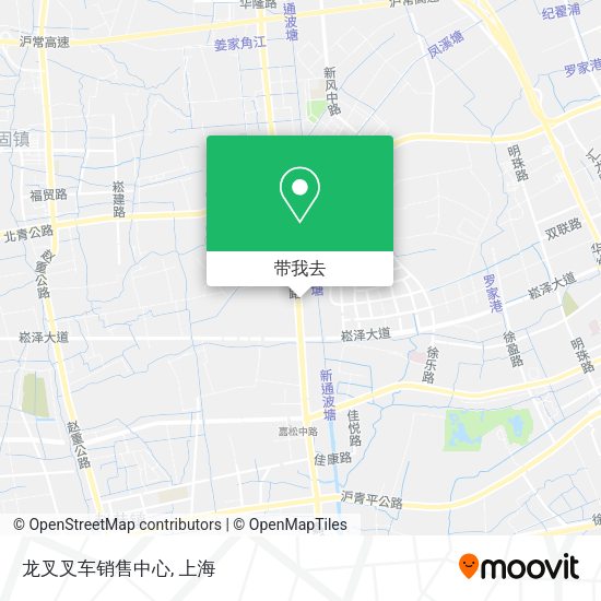龙叉叉车销售中心地图