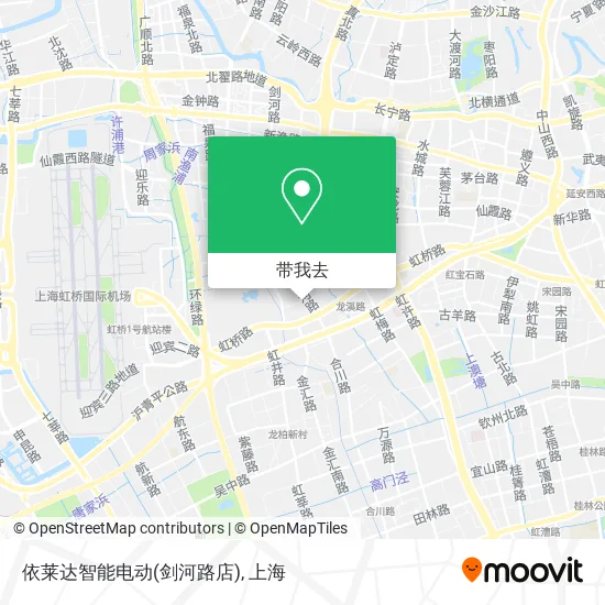 依莱达智能电动(剑河路店)地图