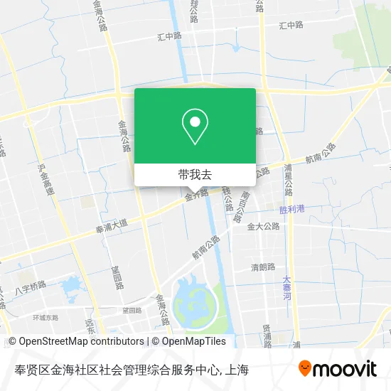 奉贤区金海社区社会管理综合服务中心地图