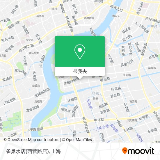 雀巢水店(西营路店)地图