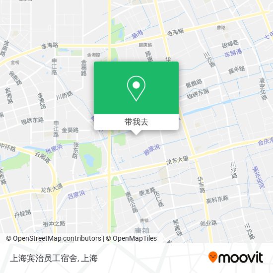 上海宾治员工宿舍地图