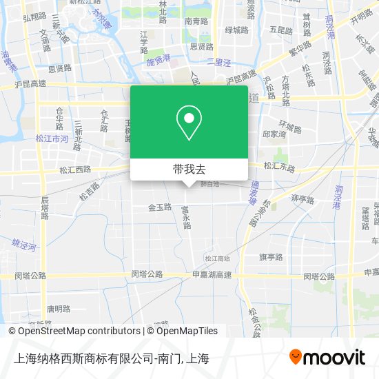 上海纳格西斯商标有限公司-南门地图