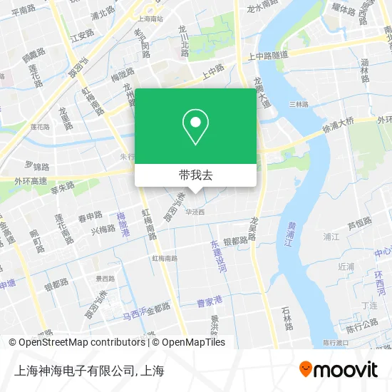 上海神海电子有限公司地图