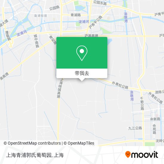 上海青浦郭氏葡萄园地图