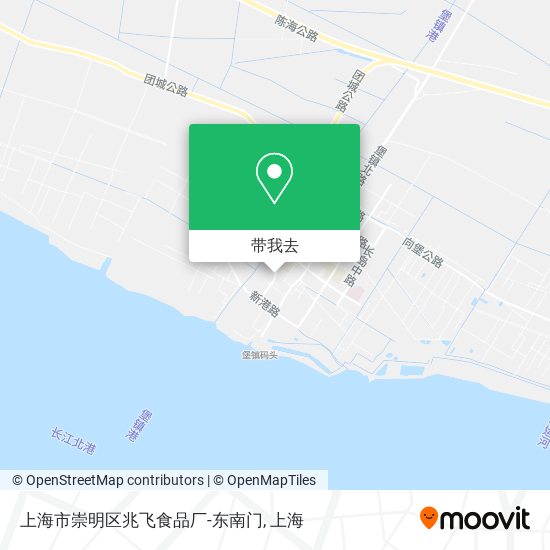 上海市崇明区兆飞食品厂-东南门地图