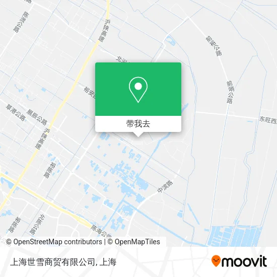 上海世雪商贸有限公司地图