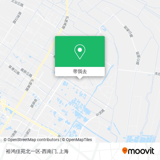 裕鸿佳苑北一区-西南门地图