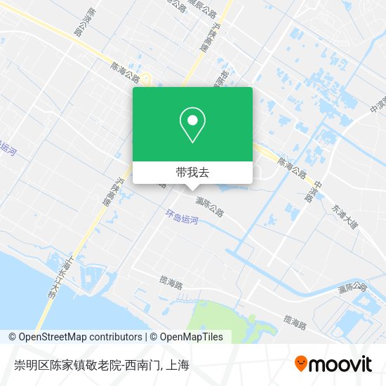 崇明区陈家镇敬老院-西南门地图