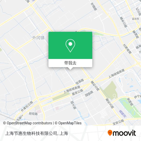 上海节惠生物科技有限公司地图