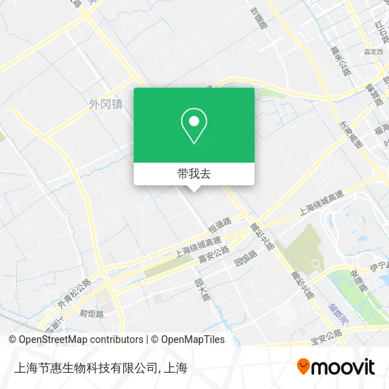 上海节惠生物科技有限公司地图