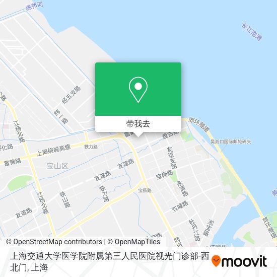 上海交通大学医学院附属第三人民医院视光门诊部-西北门地图