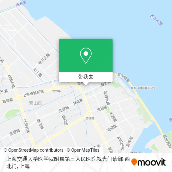 上海交通大学医学院附属第三人民医院视光门诊部-西北门地图