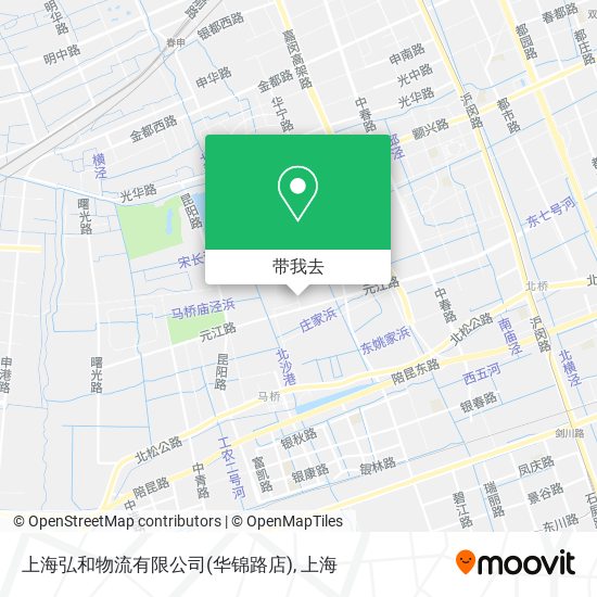 上海弘和物流有限公司(华锦路店)地图