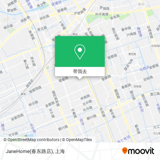 JaneHome(春东路店)地图