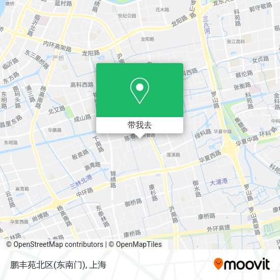 鹏丰苑北区(东南门)地图