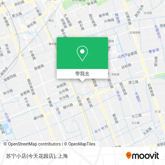 苏宁小店(今天花园店)地图