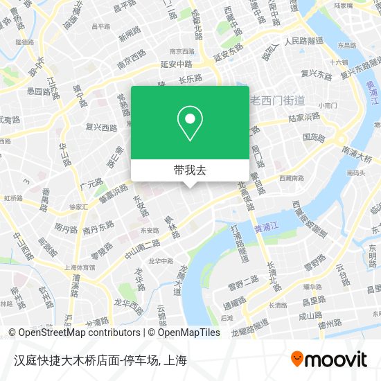 汉庭快捷大木桥店面-停车场地图