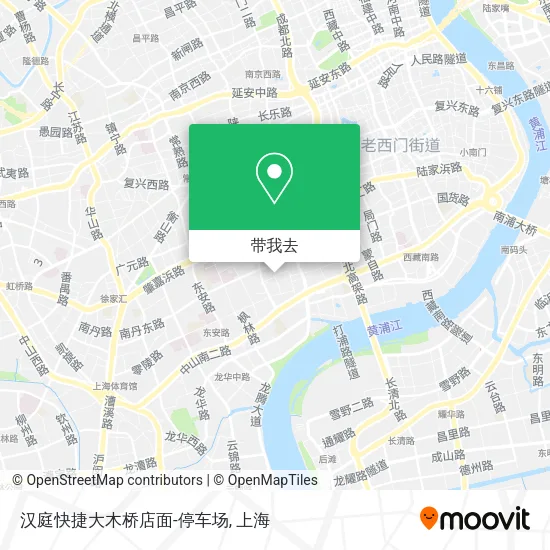 汉庭快捷大木桥店面-停车场地图
