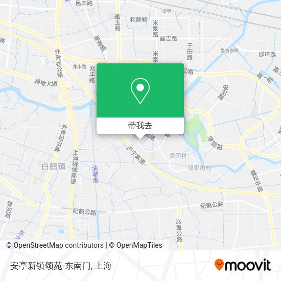 安亭新镇颂苑-东南门地图