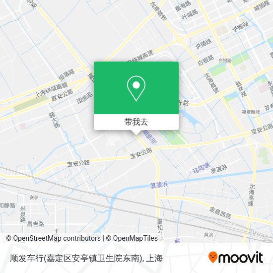 顺发车行(嘉定区安亭镇卫生院东南)地图