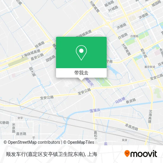顺发车行(嘉定区安亭镇卫生院东南)地图
