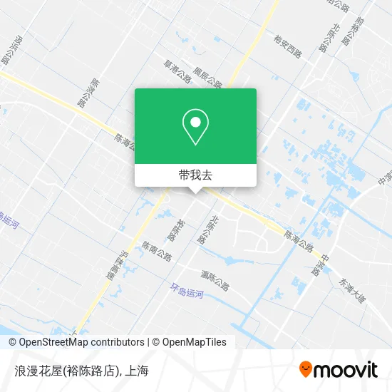 浪漫花屋(裕陈路店)地图