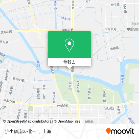 沪生物流园-北一门地图