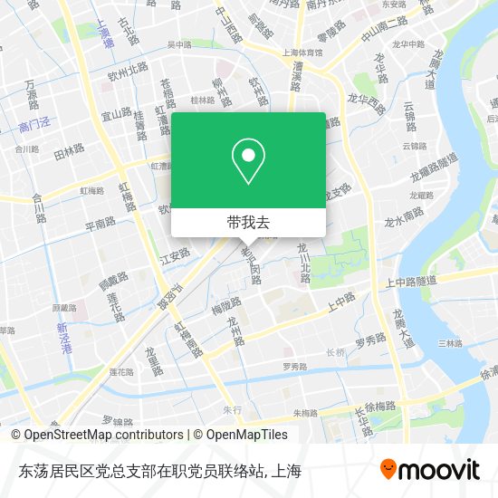 东荡居民区党总支部在职党员联络站地图