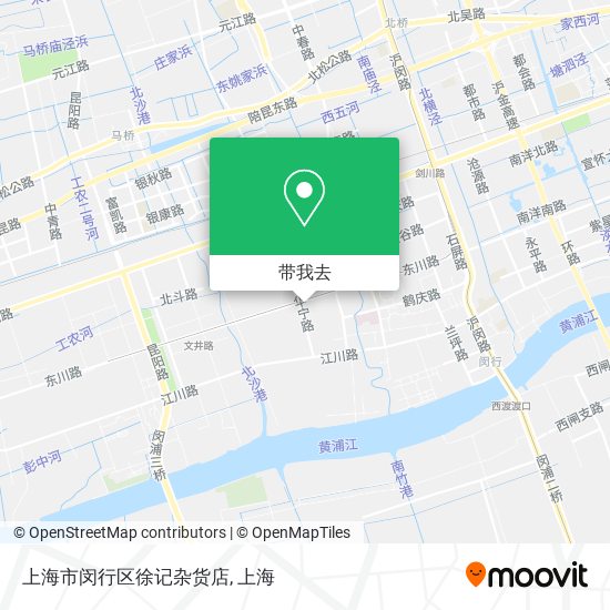 上海市闵行区徐记杂货店地图