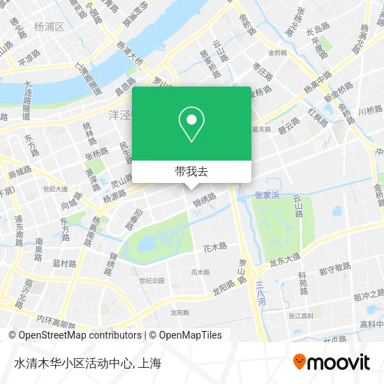 水清木华小区活动中心地图