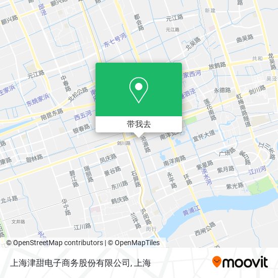 上海津甜电子商务股份有限公司地图