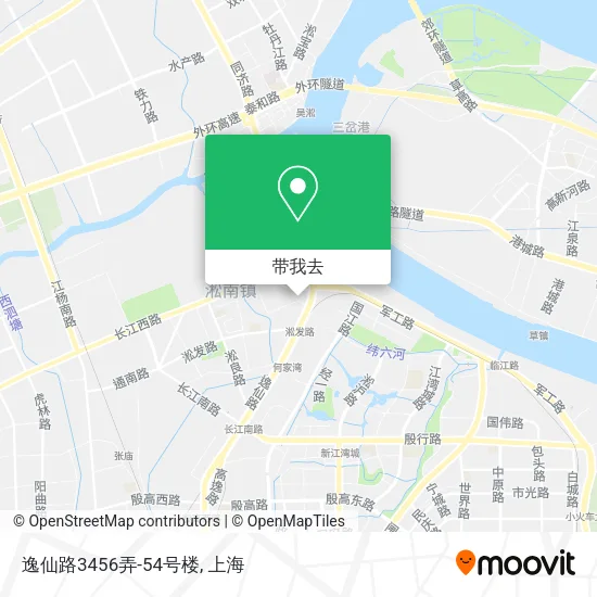 逸仙路3456弄-54号楼地图