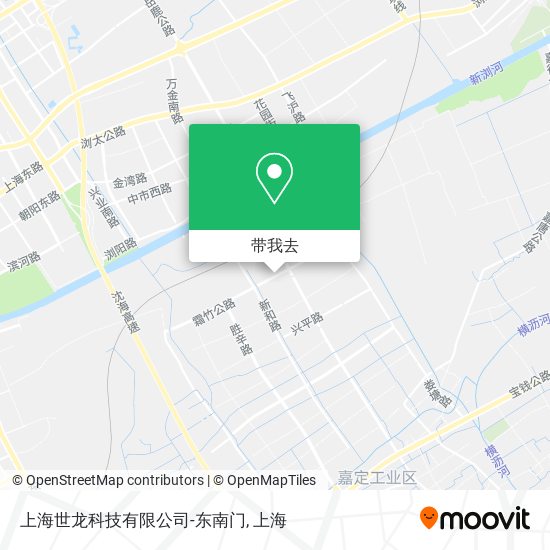 上海世龙科技有限公司-东南门地图