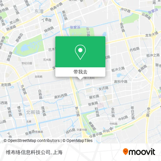 维布络信息科技公司地图
