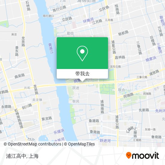 浦江高中地图