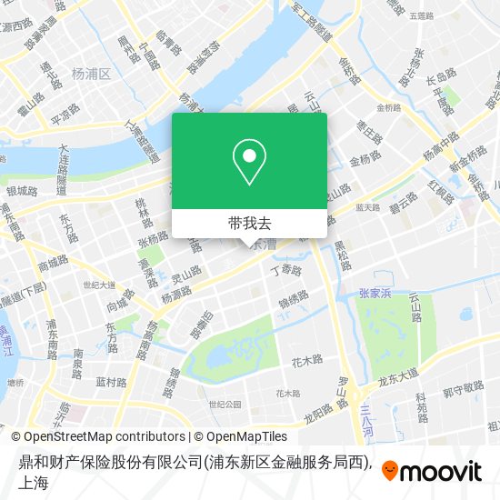 鼎和财产保险股份有限公司(浦东新区金融服务局西)地图