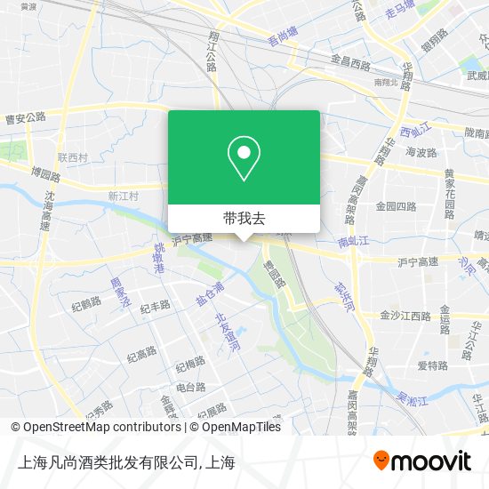 上海凡尚酒类批发有限公司地图
