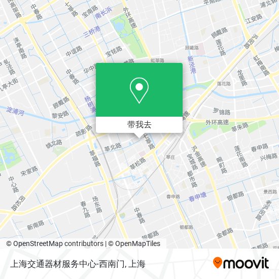 上海交通器材服务中心-西南门地图
