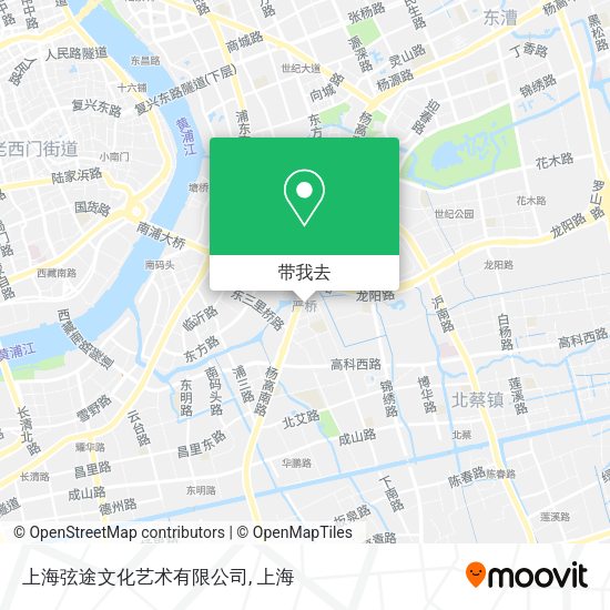 上海弦途文化艺术有限公司地图