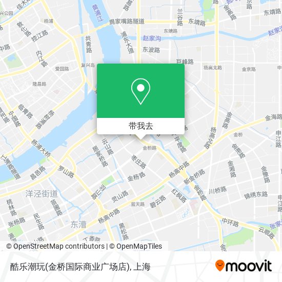 酷乐潮玩(金桥国际商业广场店)地图